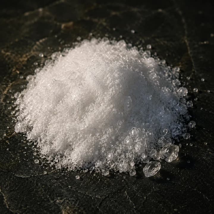 White crystalline myo-inositol powder
