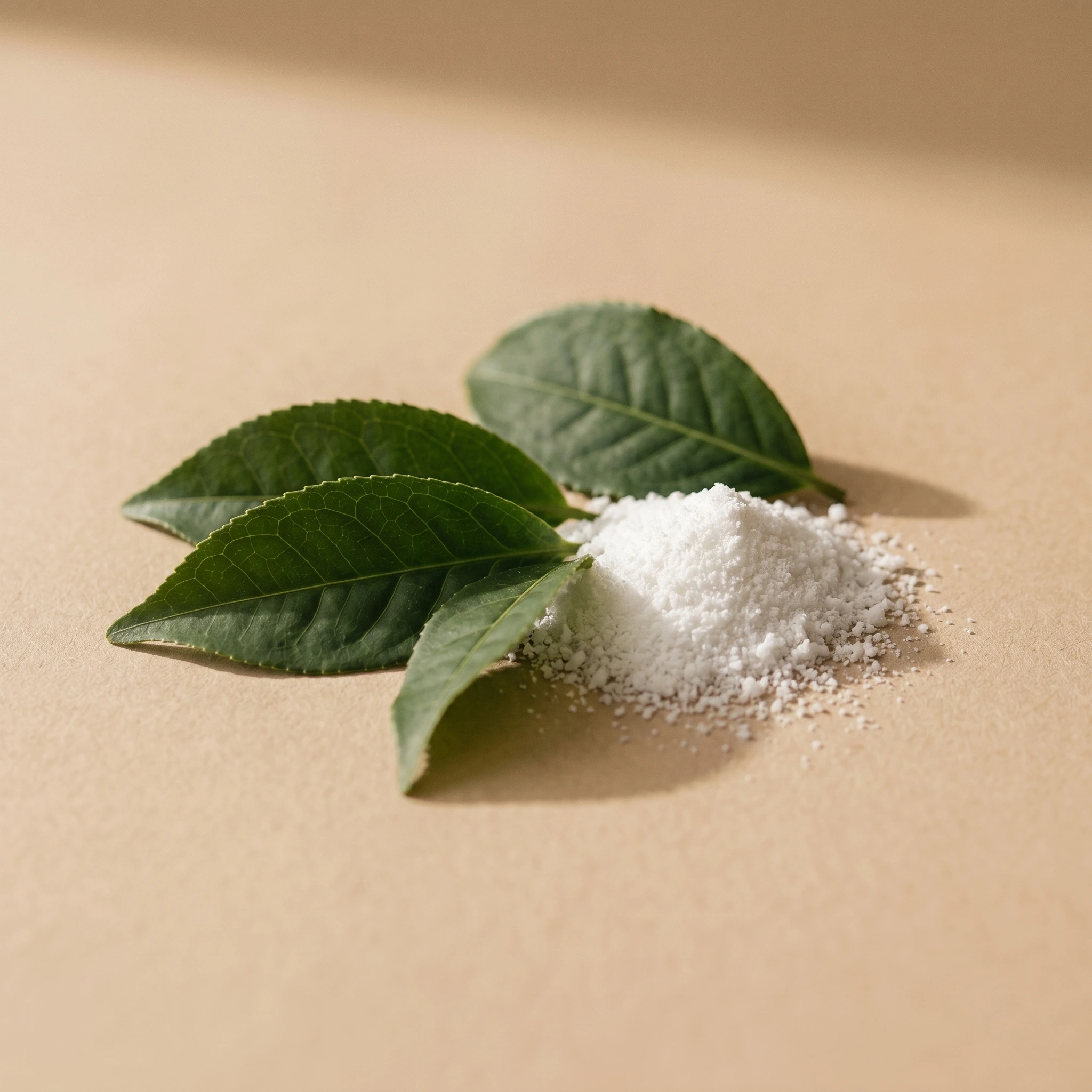 L-Theanine — Green tea leaves + powder