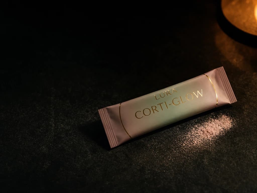 Corti-Glow саше в кремаво опаковане